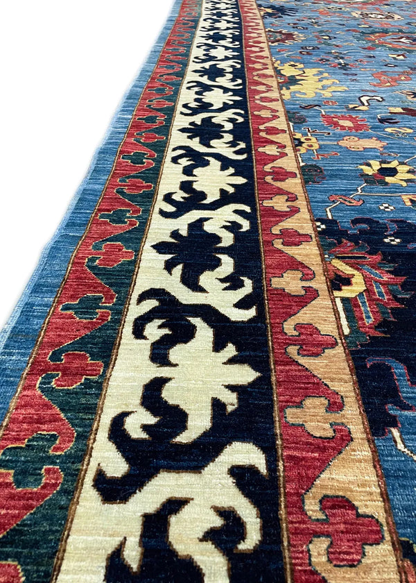 9'1"x11'5" Nooristan Afshan Hand Knotted