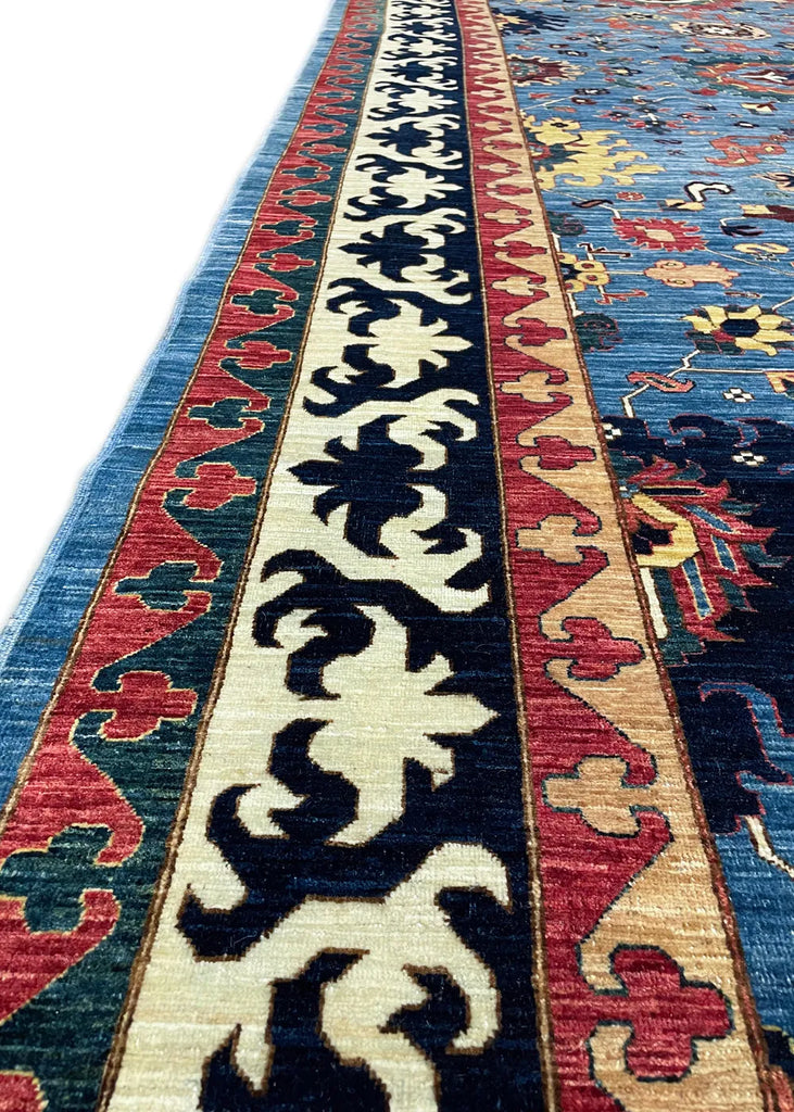 9'1"x11'5" Nooristan Afshan Hand Knotted