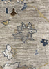 9'1"x11'7" Oushak Hand Knotted