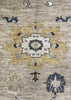 9'1"x11'7" Oushak Hand Knotted