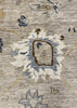 9'1"x11'7" Oushak Hand Knotted