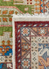 9'1"x12'1" Mashad Tribal (s) Hand Knotted