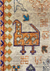 9'1"x12'1" Mashad Tribal (s) Hand Knotted