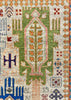 9'1"x12'1" Mashad Tribal (s) Hand Knotted