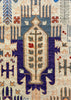 9'1"x12'1" Mashad Tribal (s) Hand Knotted