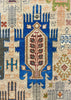9'1"x12'1" Mashad Tribal (s) Hand Knotted