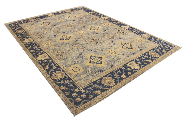 9'1"x12'2" Anatolian Hand Knotted