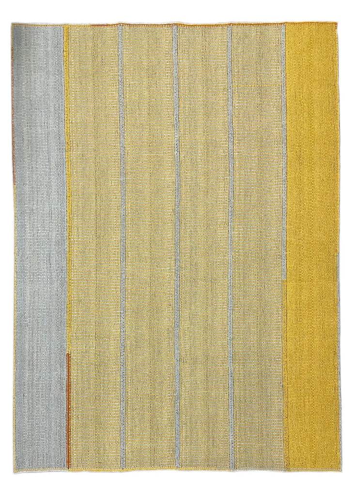 9'1"x12'5" Rez Kilim Hand Knotted