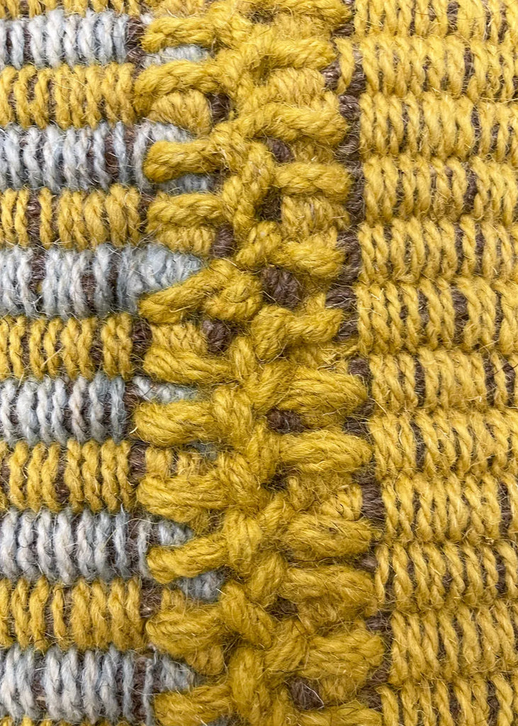 9'1"x12'5" Rez Kilim Hand Knotted