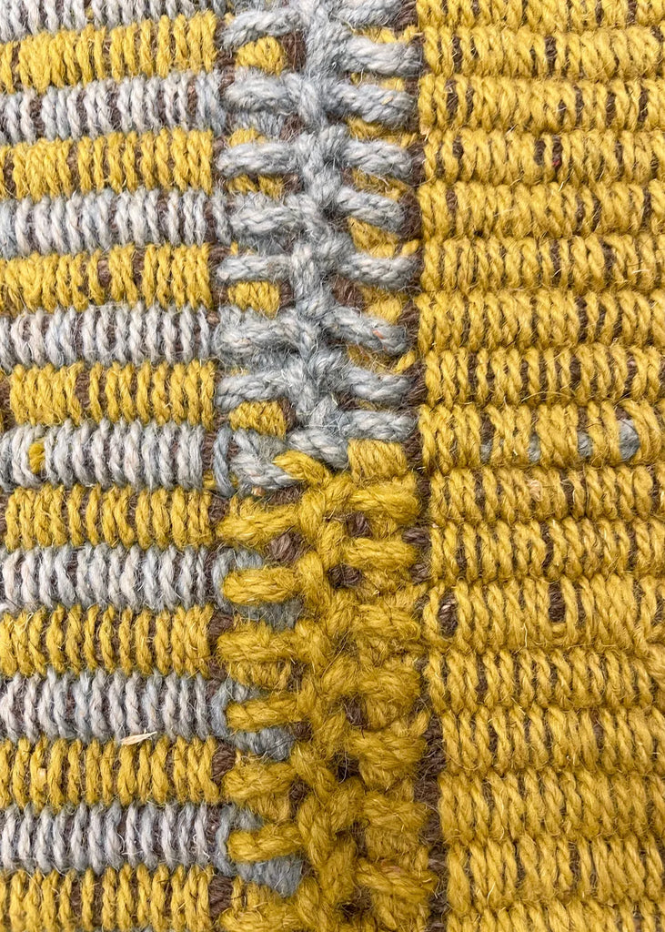 9'1"x12'5" Rez Kilim Hand Knotted