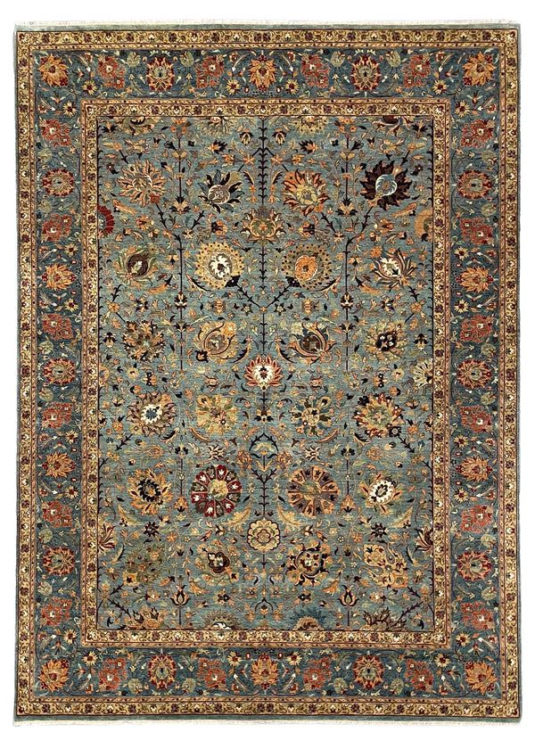 9'1"x12' Tabriz Hand Knotted