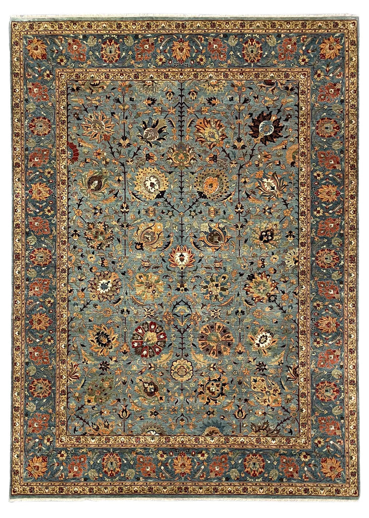 9'1"x12' Tabriz Hand Knotted