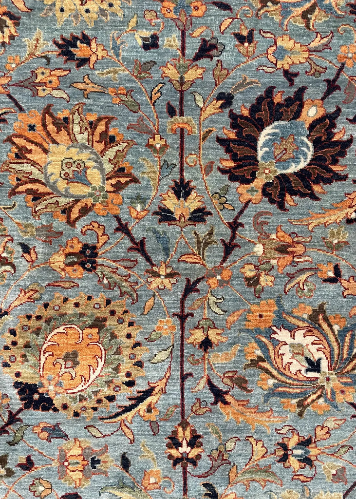 9'1"x12' Tabriz Hand Knotted