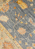 9'2"x11'7" Oushak Hand Knotted