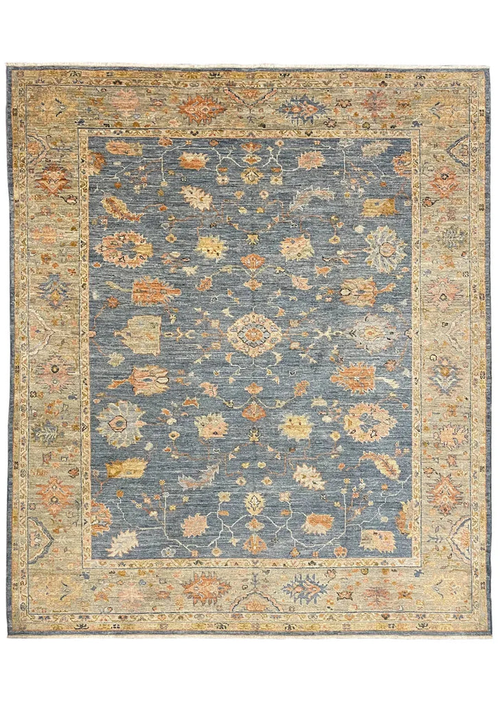 9'2"x11'7" Oushak (s) Hand Knotted