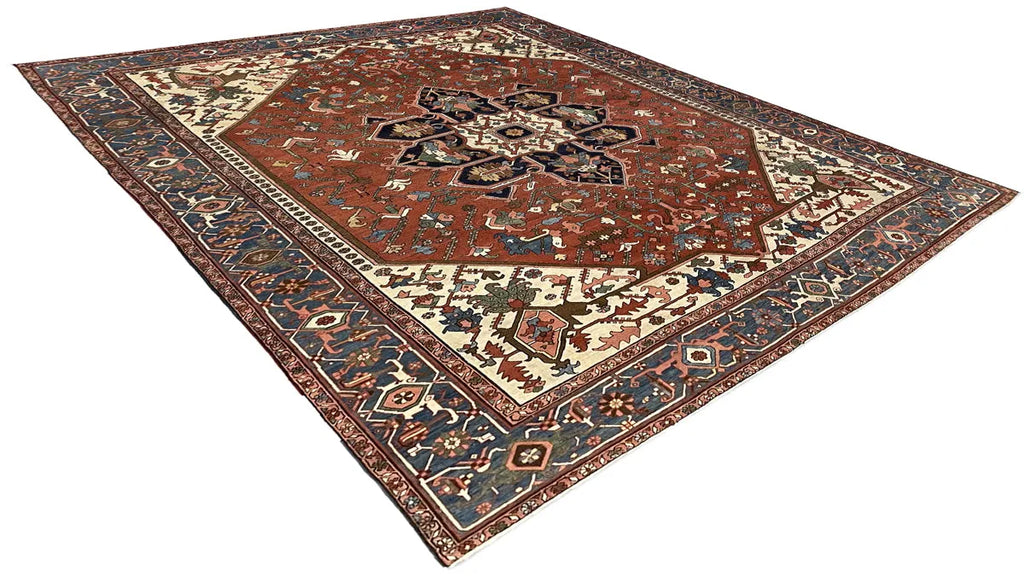 9'2"x11' Serapi Hand Knotted