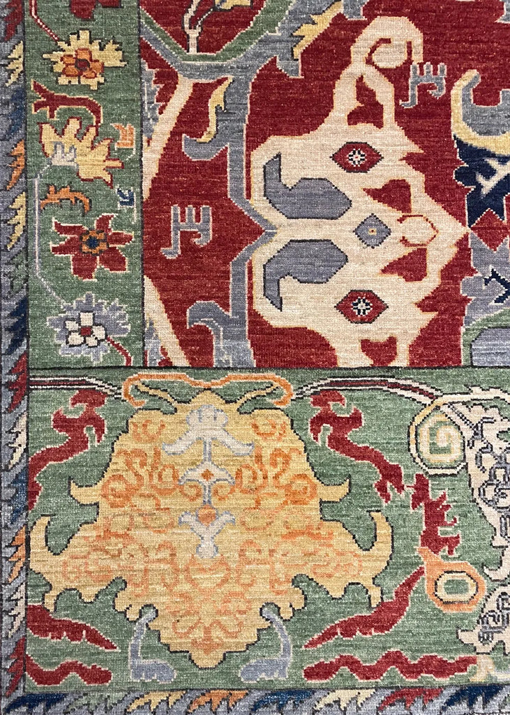 9'2"x12'1" Garus Hand Knotted