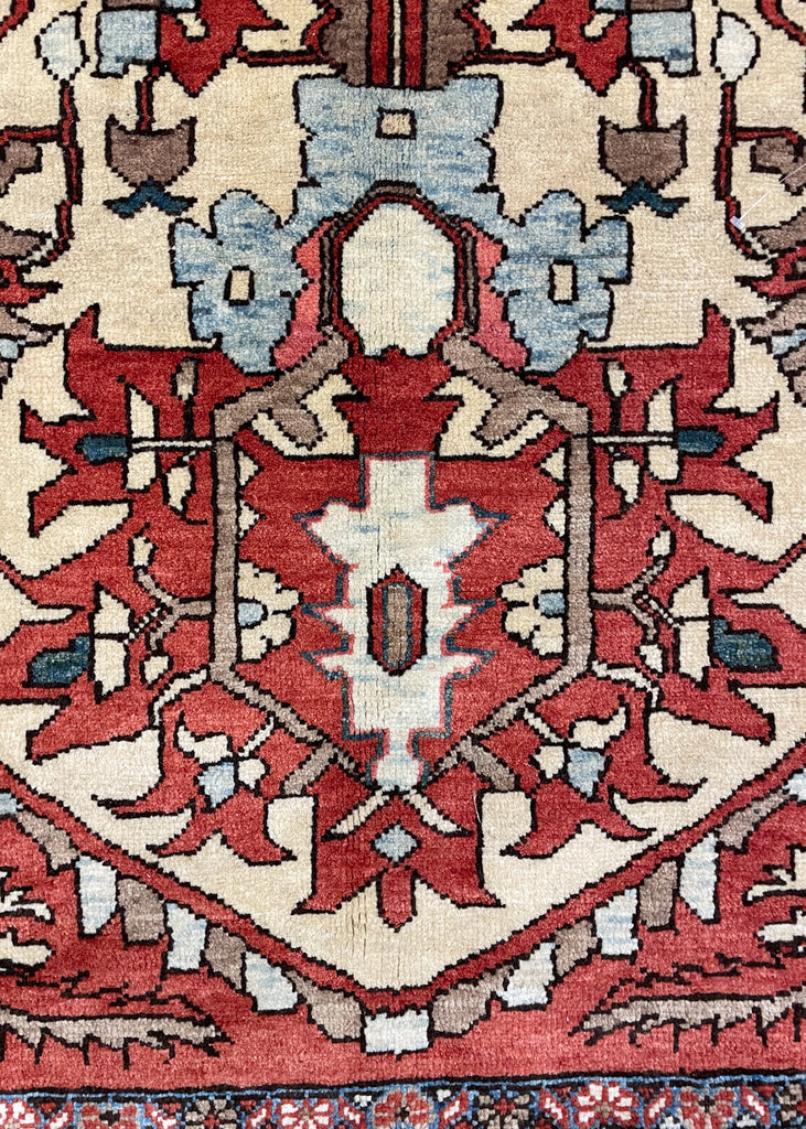 9'2"x12'1" Serapi Hand Knotted