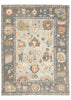 9'2"x12'2" Oushak Hand Knotted
