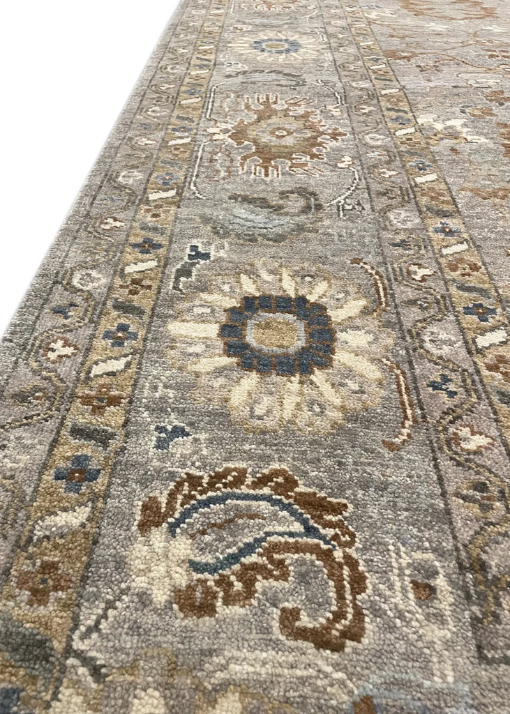 9'2"x12'2' Sultanabad Hand Knotted