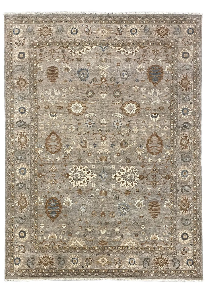 9'2"x12'2' Sultanabad Hand Knotted