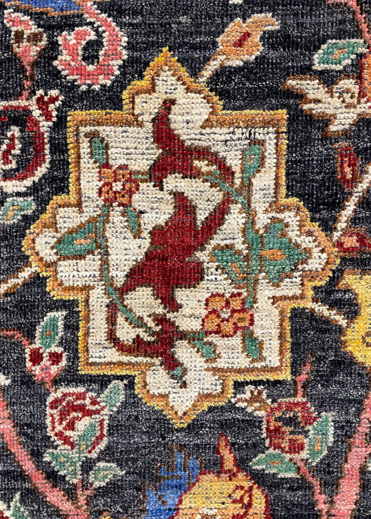 9'2"x12' Burano Kerman Sickle Leaf Safavid Rugs