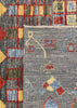 9'2"x12' Gabbeh Hand Knotted