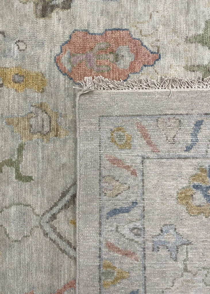 9'2"x12' Izmir Oushak Hand Knotted
