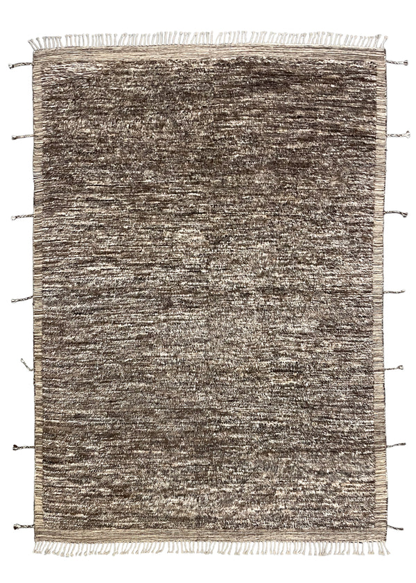 9'2"x13' Natural Shag hand hooked