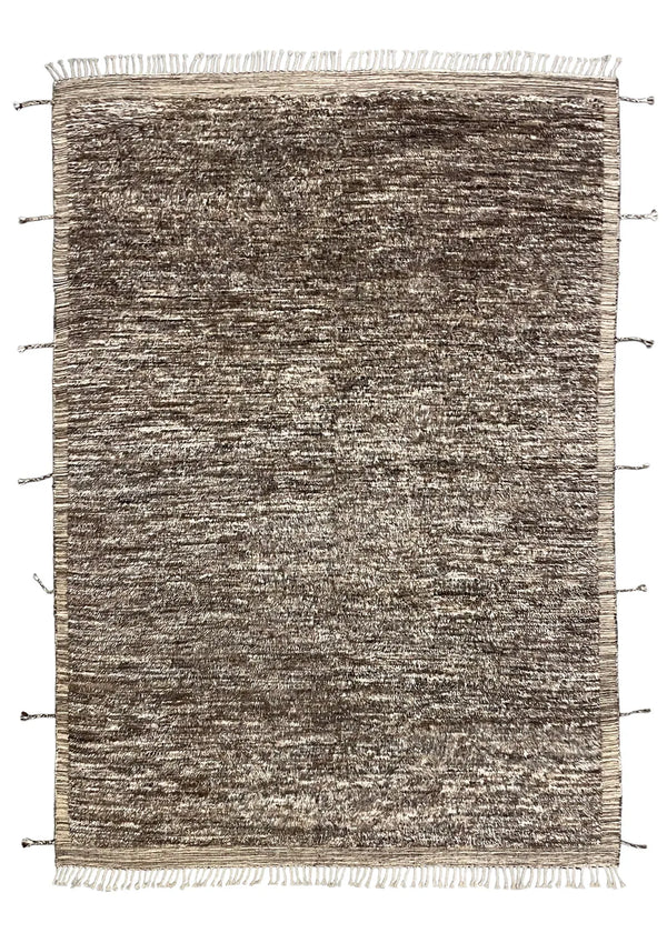 9'2"x13' Natural Shag hand hooked