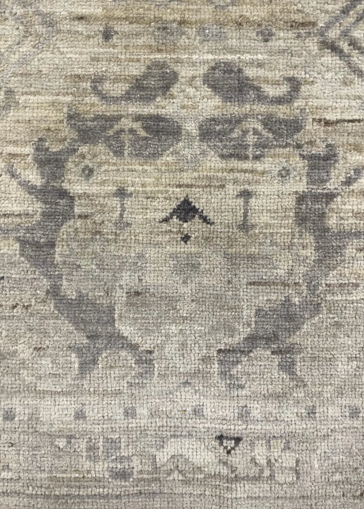 9'3"x11'10" Oushak Hand Knotted