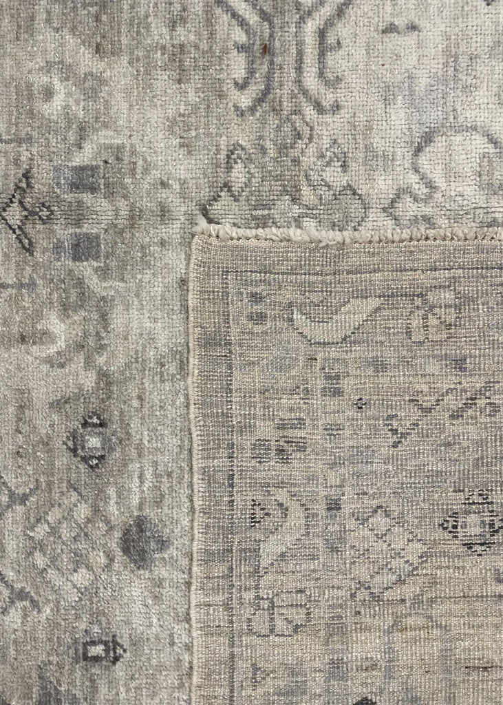 9'3"x11'10" Oushak Hand Knotted