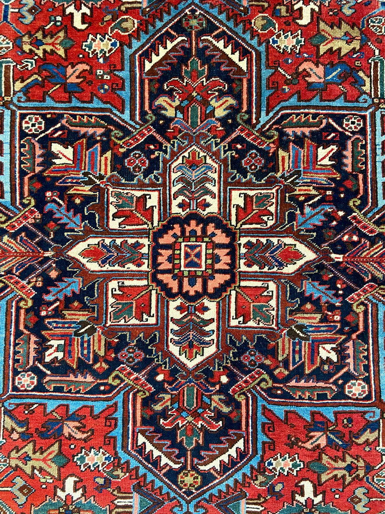 9'3"x12'1" Gorevan Heriz (s) Hand Knotted