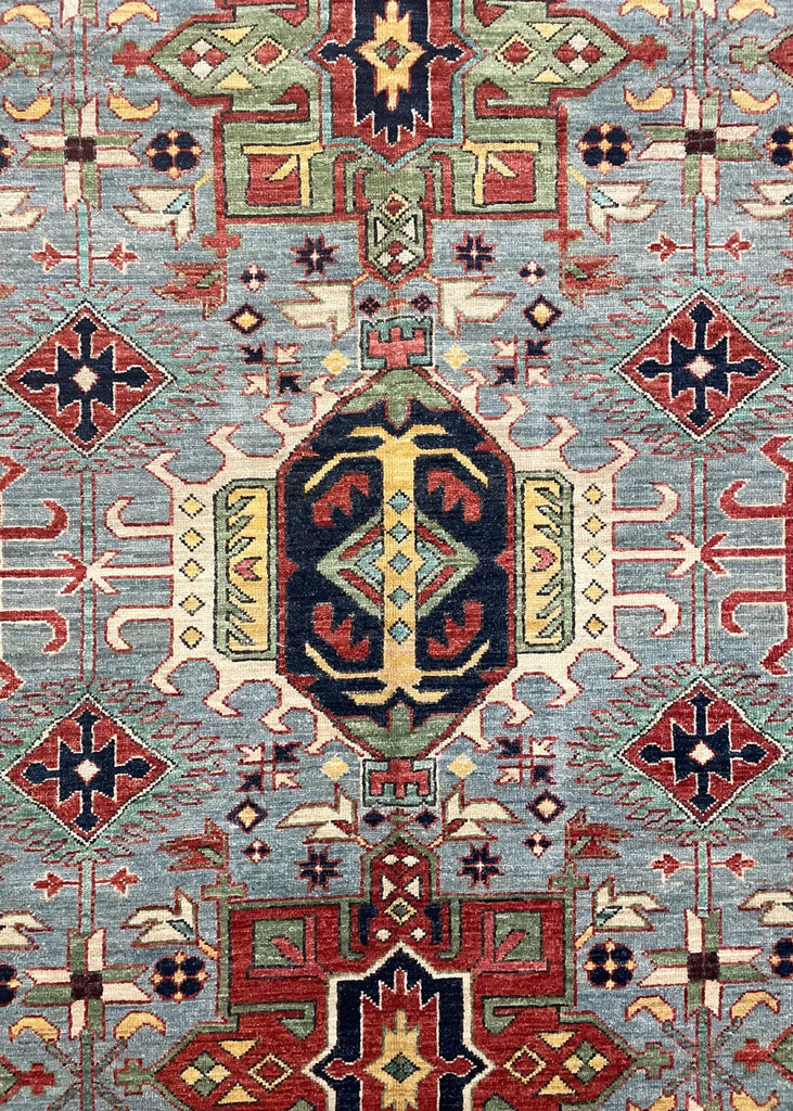 9'3"x12'1" Karaja Hand Knotted