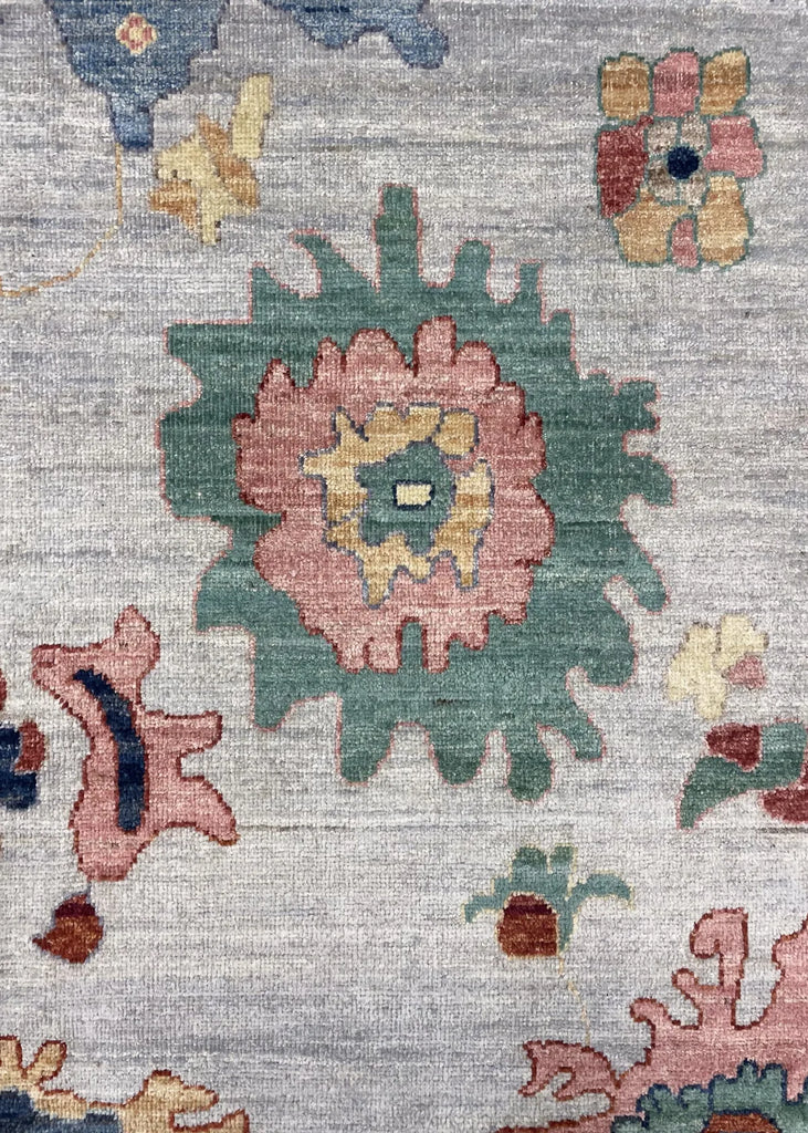 9'3"x12' Oushak Hand Knotted
