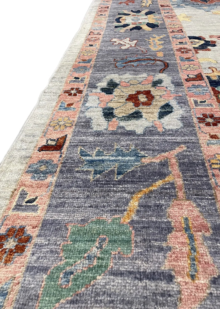 9'3"x12' Oushak Hand Knotted