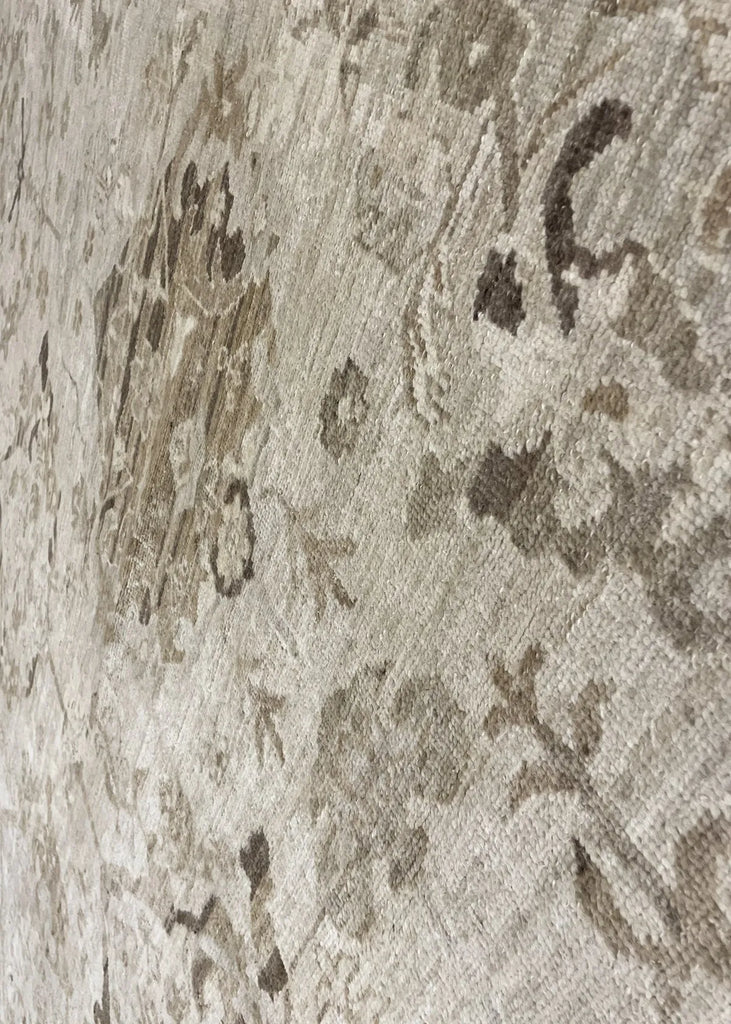 9'4"x11'9" Oushak Hand Knotted