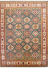 9'4"x12'7" Noor Kazak Hand Knotted
