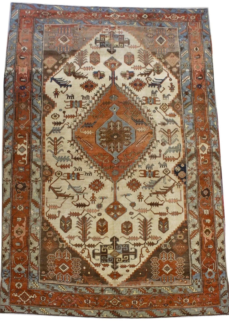 9'4x14'7 Bakhshaish Hand Knotted