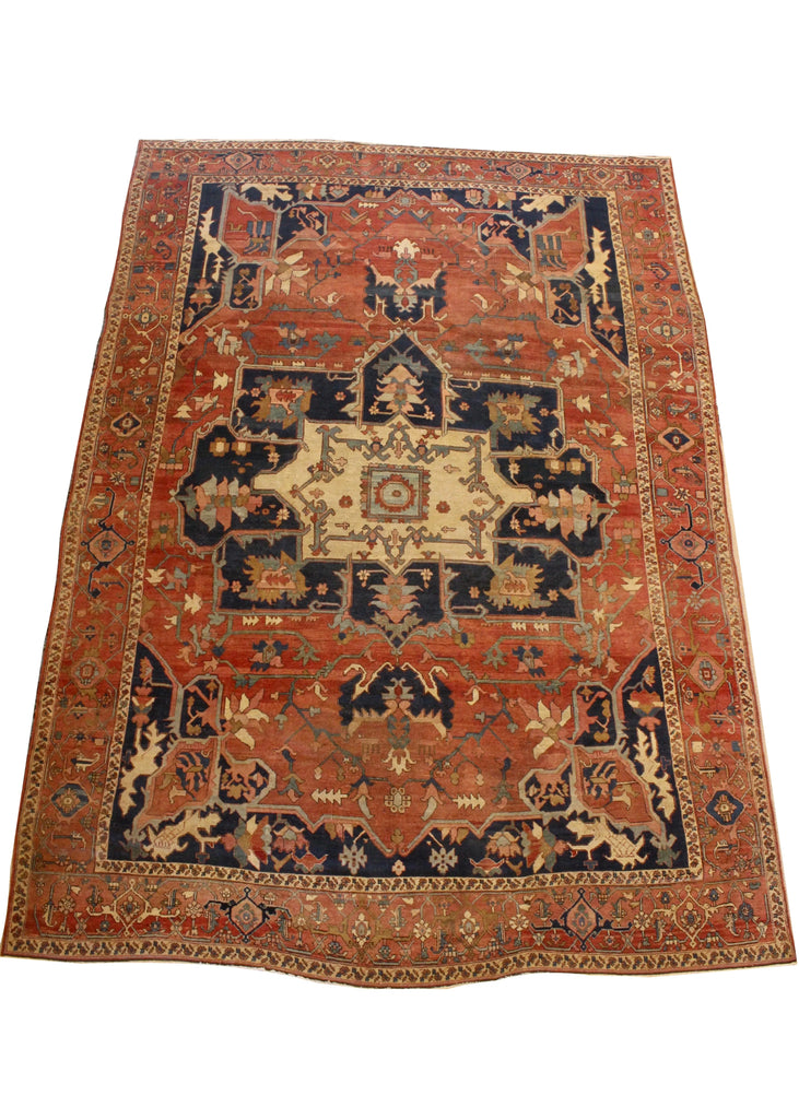 9'8"x13'5" Karaja Serapi Hand Knotted