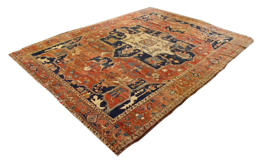 9'8"x13'5" Karaja Serapi Hand Knotted