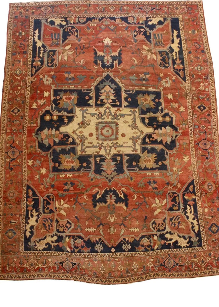 9'8"x13'5" Karaja Serapi (s) Hand Knotted