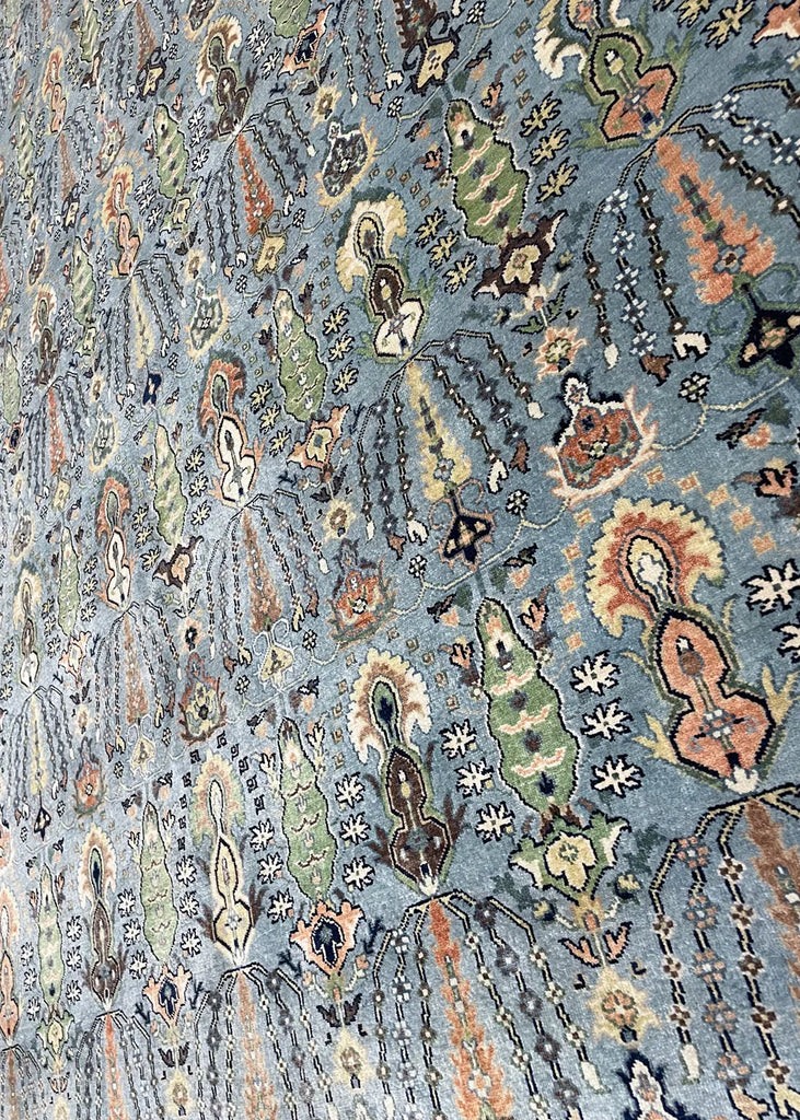 9'9"x13'11" Kermanshah Hand Knotted
