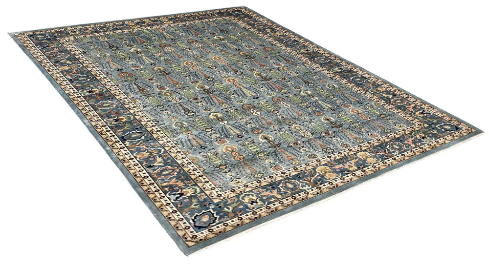 9'9"x13'11" Kermanshah Hand Knotted