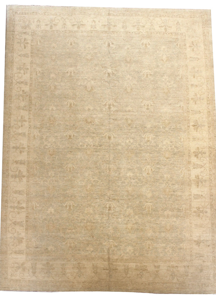9'9x13'5 Peshawar Hand Knotted