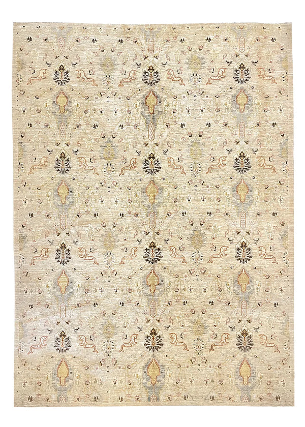 9'9"x13'5" Shama Hand Knotted