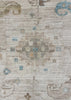 9'9"x13'9" Oushak Hand Knotted