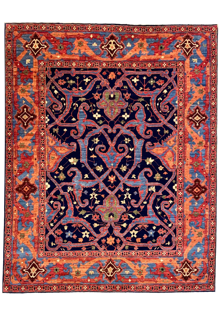 9'x11'10" Bijar Arabesque Hand Knotted