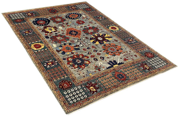 9'x11'6" Sauj Bolag Harshang Hand Knotted