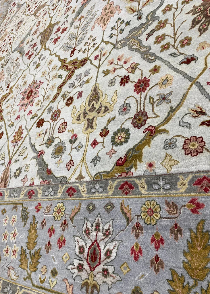 9'x12'1" Jal Mahal Mughal (s) Hand Knotted